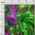 thumbnail image 2 of oneOone Cotton Jersey Green Fabric Ocean Jelly Fish Quilting Supplies Print Sewing Fabric By The Yard 58 Inch Wide, 2 of 4