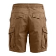 thumbnail image 5 of Cargo Shorts for Men Multiple Pockets Lightweight Summer Casual Outdoor Work Hiking Fit Relaxed Short Waist Shorts, 2XL, 5 of 8
