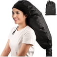 thumbnail image 1 of PinesC Bonnet Hooded Hair Dryer Attachment, Extra Large Adjustable Deep Conditioning Cap, Upgraded Drying Heat Cap with Elastic Strap for Natural Curly Textured Hair Care, Fast Drying, Styling, 1 of 5