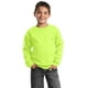 Port & Company & 174; - Sweat-Shirt en Molleton pour Jeunes. Pc90y L Neon Jaune – image 1 sur 2