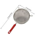 thumbnail image 1 of Aparatos de cocina, Accesorios de cocina, Utensilios de cocina, Herramienta de cocina Tamiz de filtro manual de doble oreja de acero inoxidable Tamiz de harina Aparato para hornear Red de doble oreja, 1 of 2
