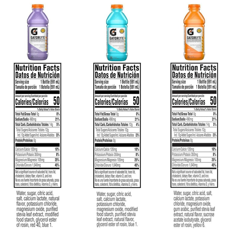 Gatorlyte Rapid Rehydration Variety Pack, 20 fl oz, 12 Pack photo 2