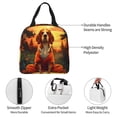 thumbnail image 3 of Pofeuu Sunset Meditating Dog Print Lunch Bag Lunch Box Large Capacity Insulated Lunch Bag for Adult, Leakproof Reusable Lunch Tote Bags for Work, 3 of 5