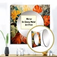thumbnail image 3 of Designart "Citrus Jungle Foliage III" Tropical Square Mirror Wall Decor Traditional - Large Orange Square Bathroom Mirror - Square Printed Wall Mirror Art, 3 of 5