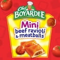 thumbnail image 4 of Chef Boyardee Mini Beef Ravioli and Meatballs in Tomato Sauce, Ready-to-Eat Meal, 15 oz. Can, 4 of 11