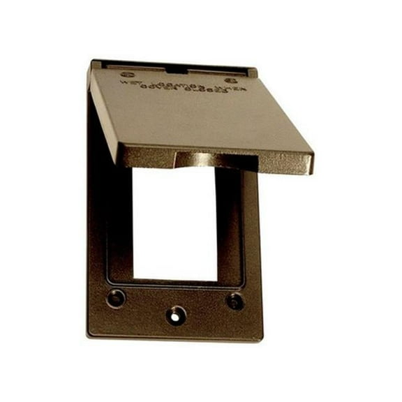 14248BR Bronze 1 Gang Vertical GFCI Cover