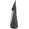thumbnail image 5 of Northlight Tall Cone Gnome Christmas Figure - 20" - Gray and Blue, 5 of 5
