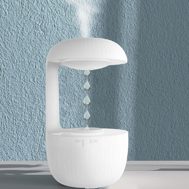 Humidificador de aire portátil silencioso de 600ml con difusor de contracorriente de levitación de humidificador Soledad Humidificador de aire