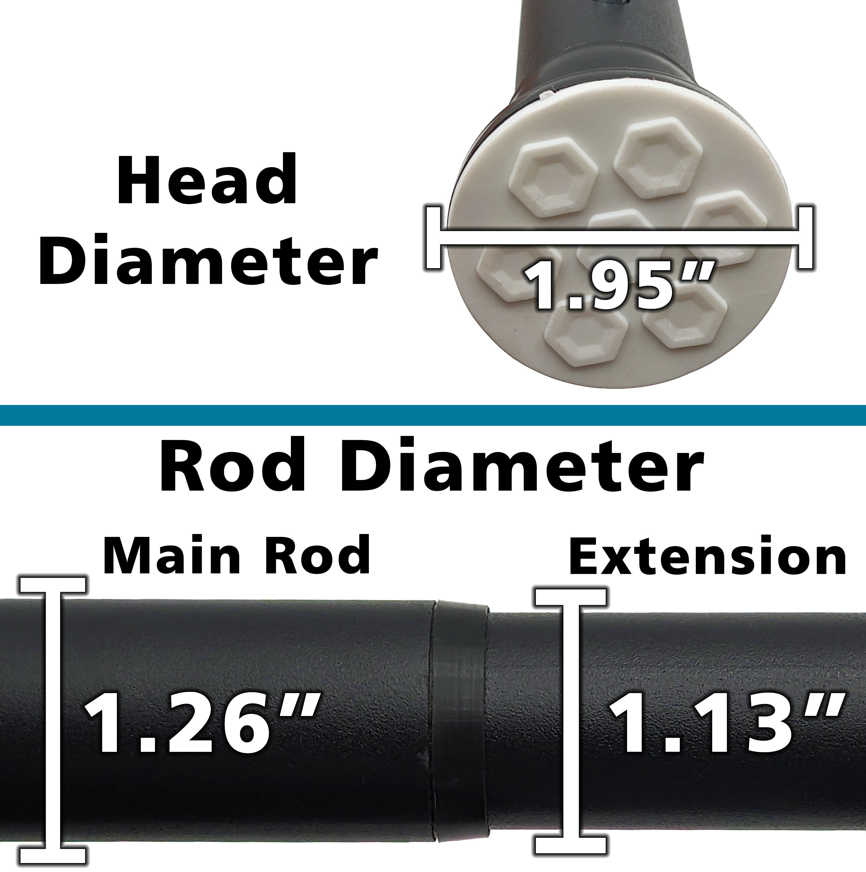 Adjustable 29-inch to 47-inch Steel Curtain Rod for Shower, Doorway, Window - Plastic Heads, Black Color - Easy Installation without Drilling