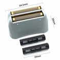 thumbnail image 3 of Pro Shaver Replacement Foil and Blades - Compatible with Andis Models, Super Soft Gold Titanium Cutters Gold, 3 of 3
