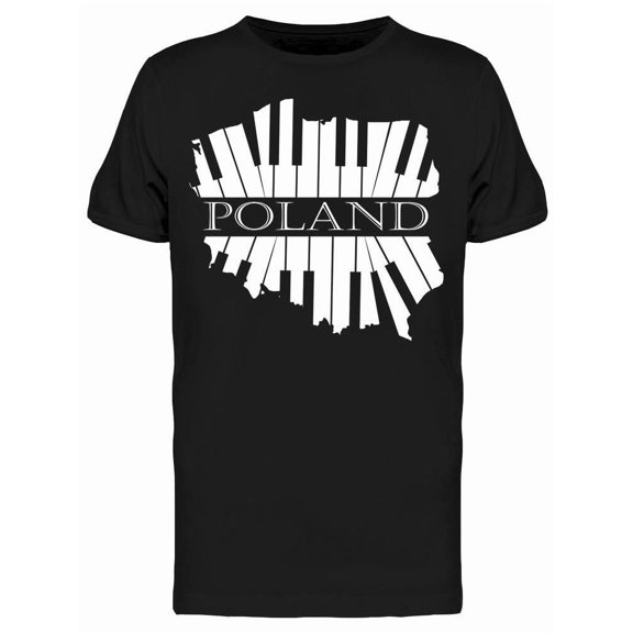 Poland Map Piano Tee Men's -Image by Shutterstock