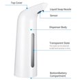 thumbnail image 4 of Decodeary Soap Dispenser Touchless Refill Soaps Pump 400ml with Base Battery Operated Waterproof Sensor Liquid Dispensers Hotel Porcelain White, 4 of 4