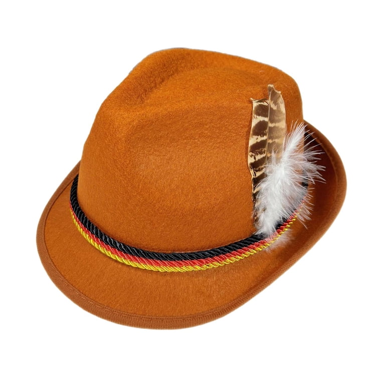 Aetherz Unisex Fedora Hat with Feather Decoration, Retro  display picture 1