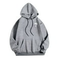 thumbnail image 3 of WILLBEST Sudaderas Navideñas para Hombre y Mujer, Suéter con Estampado De Cocoteros De Color Liso para Otoño e Invierno, Suéter con Capucha De Manga Larga y Bolsillo Grande, 3 of 4