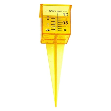 

Rain Gauge Courtyard Double Scale Lawn Yard For Outdoor Insert Ground