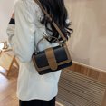 thumbnail image 4 of Bolso de mano de piel sintética para mujer, bolso de mensajero, bolso de piel, bolso de hombro de moda para mujer, negro, 4 of 5