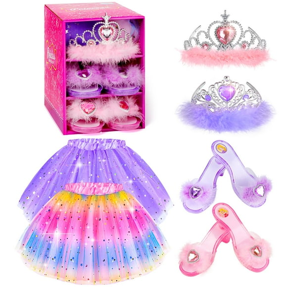 Set de disfraces de princesa BIBUTY para niñas de 3 a 6 años