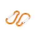 thumbnail image 2 of Cycling Spring Clip Snap Carabiner Hook Keyring Karabiner Key Holder 8pcs Orange, 2 of 2