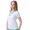 White/Lettuce, variant on Monterey Club Women's Stamped Print Contrast Golf Polo Shirt #2632