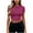 *1-Wine, variant on VBVC Women's Short Sleeve Crop Top, Ladies' Fitted Crew Neck T-Shirt, Casual Basic Solid Color Tee For Women,Army Green,S-XL