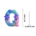 thumbnail image 2 of Q Snowflake Series 2D Acrylic Backpack Car Pendant Decoration Ornament Alphabet Design Q, 2 of 7