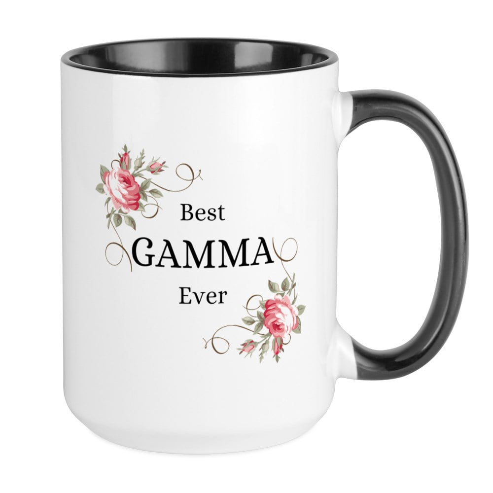 CafePress Best Gamma Grandma Ever Mugs 15 oz Ceramic Large Mug