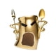thumbnail image 3 of Taza de cerámica para fondue, olla para fondue, decorativa, creativa, personal, divertida para derretir Amarillo, 3 of 9