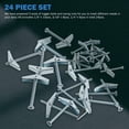 thumbnail image 2 of FONDOTIN 24 Pcs Toggle Bolt for DIY Projects Carbon Steel for Fixing Sinks, 2 of 7