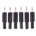 thumbnail image 1 of 6pcs 2.5mm Stereo Male Plug Jack DIY Solder Headphones Audio Connector, 1 of 5