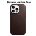 thumbnail image 2 of Soft Genuine Leather Case for iPhone 14 Pro Max Quality Business Case for iPhone 14 Plus Magnetic Charging Phone Back Cover, 2 of 5