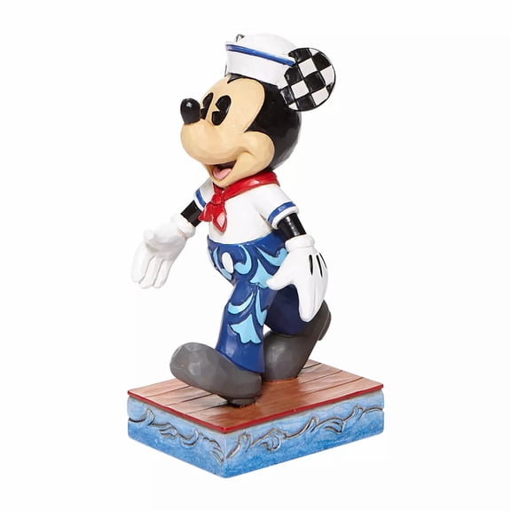 Jim Shore Disney Traditions 6008079 Mickey Sailor Personality Pose Figurine 5.25"