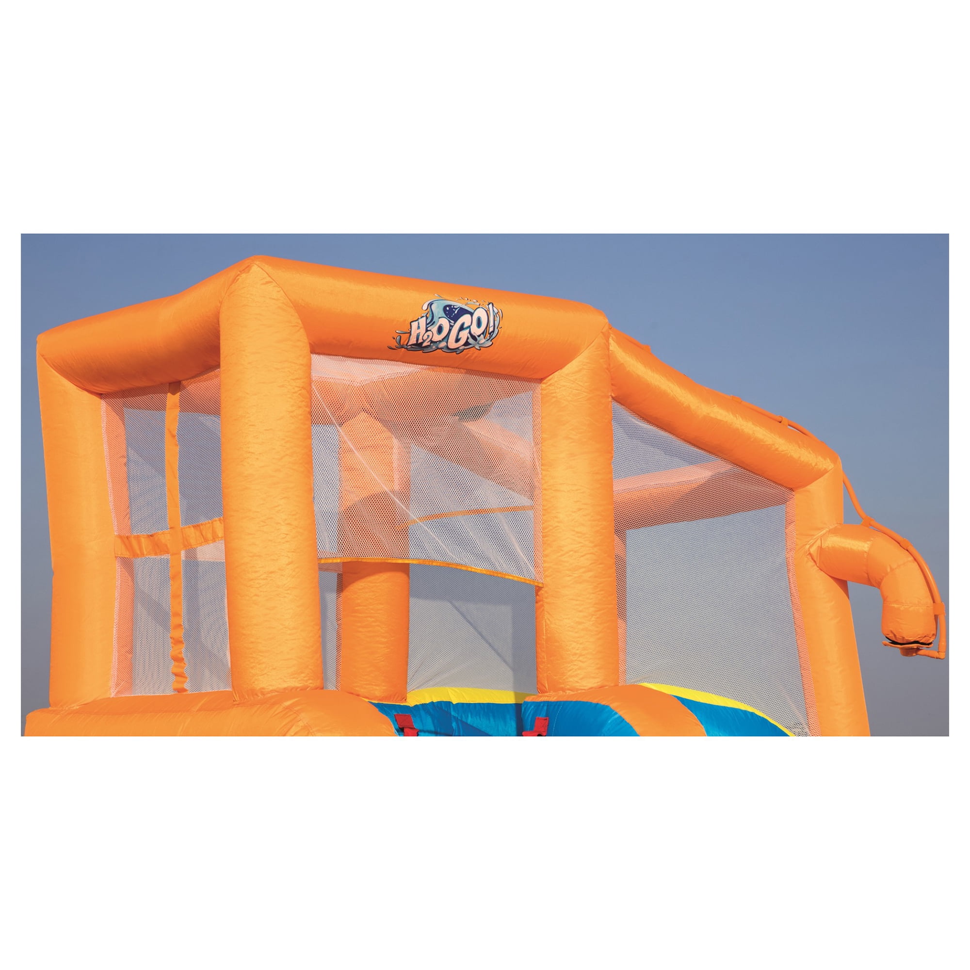 H2OGO! 13'9" x 10'6" x 8'6" Huricane Tunnel Blast Mega Water Park