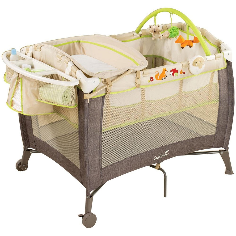 Grow With Me Playard Changer Color Gray Multi Com