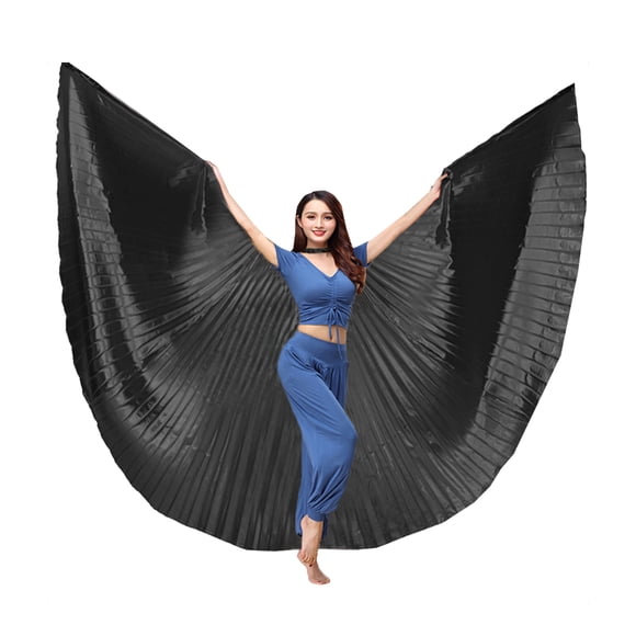Advancent Ala de danza del vientre de 360 ​​grados, disfraces para adultos, accesorios de baile femenino para actuaciones, fiestas, Type3 NO3