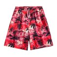 thumbnail image 1 of Wyzesi Shorts Men Padded Gel Men'S Beach Pants Sweatpants Printed Trousers Drawstring Jogging Shorts, 1 of 3