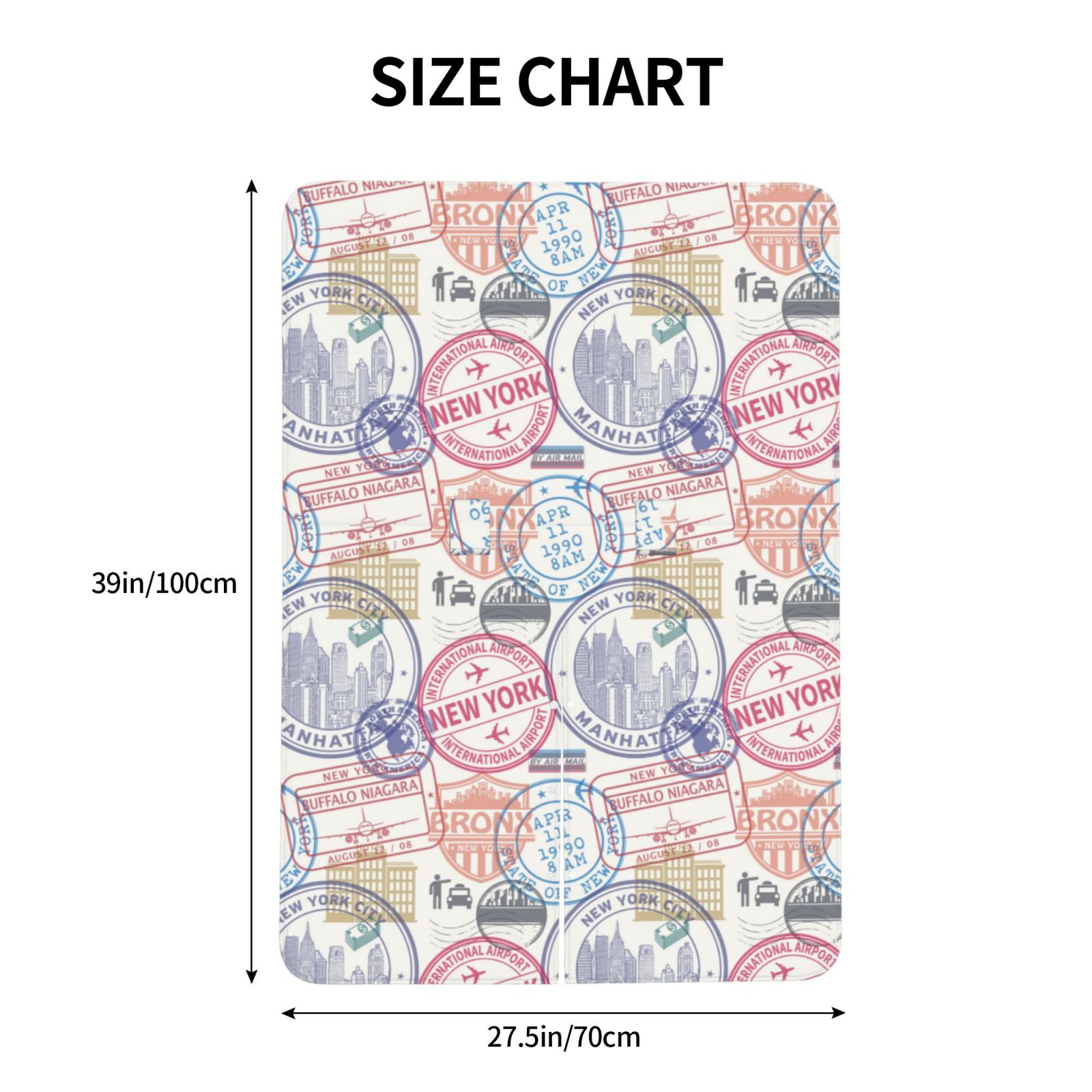 Car Seat Cover Baby - Postmark Pattern newyork Breathable Infant Car Seat Cover for Baby Carseat, Lightweight Comfort Baby Essentials Must Haves Newborn Stuff for Girl Boy