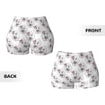 thumbnail image 5 of Naloa Poodle Dog Biker Shorts for Women Seamless Scrunch Short Women’s Yoga Shorts for Gym Running Sport Shorts - XX-Large, 5 of 9