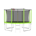 thumbnail image 2 of 12FT Trampoline for Kids,Outdoor Trampoline with Basketball Hoop,Recreational Trampoline with Safety Enclosure Net,Green, 2 of 7
