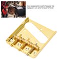 thumbnail image 4 of Vintage Electric Guitar Bridge, Electric Guitar Bridge Replacement Steel With 4 Screws For Repair, 4 of 8