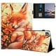 thumbnail image 1 of For iPad Pro 11 (2024) Case Pattern Leather Tablet Cover with Auto Sleep Wake, Card Holder - White W, 1 of 5