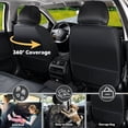 thumbnail image 4 of 2013-2026 for NISSAN SENTRA Car Seat Cover, Waterproof Faux Leather 5 Piece Full Set Non-slip Protect and Upgrade Seats, Black Car Seat Covers, Pet Car Seat Covers, 4 of 9