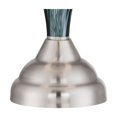 thumbnail image 6 of Regency Hill Arden 25" High Twist Column Modern Coastal Table Lamps Set of 2 Green-Blue Glass Living Room Bedroom Bedside House, 6 of 8