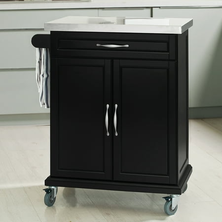 Haotian Fkw13 Sch Wood Kitchen Cabinet Storage Trolley Haotian Fkw13 Sch Wood Kitchen Cabinet Storage Trolley Cart With Stainless Steel
