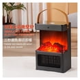 thumbnail image 2 of Electric Heater 3D Mirror Fireplace s Simulation Flame, Electric Fireplace Living Room Radiator Cover Decorative Heating Fan ,Warm Any Angle, 2 of 7