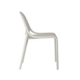 thumbnail image 4 of Shay Indoor and Outdoor Stackable Chair - Cement Gray - Set of 2, 4 of 7