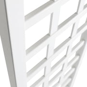 Pearington Square Lattice Garden Arbor, White PVC