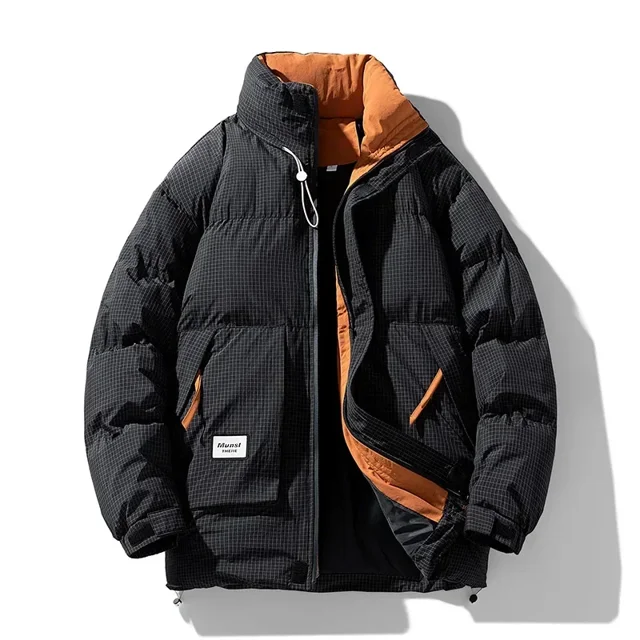 Chaqueta de plumón de cuello alto ultrafina para hombre, ropa gruesa de talla grande para invierno, chaqueta cálida, nuevos productos