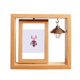 thumbnail image 1 of Skull abraza cuernos. Marco giratorio de madera 4x6, 1 of 3
