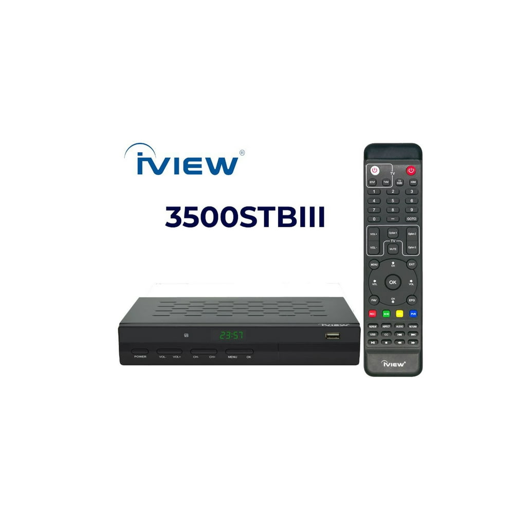 iView 3500STBIII MultiFunction OTA/QAM Digital Converter Box Walmart