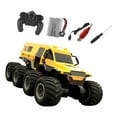 thumbnail image 4 of Coche Teledirigido Anfibio Sunnimix Juguetes De Playa Coche Eléctrico RC Ocho Ruedas Amarillo, 4 of 8
